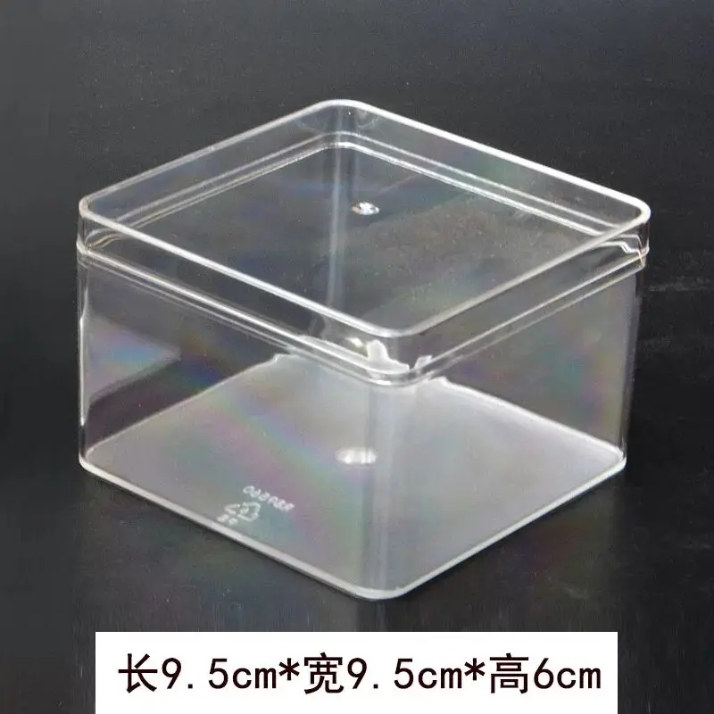 

15pcs 9.5x9.5x6cm Transparent Cube Wedding Favor Candy Box Plastic Clear Gift Boxes Christmas Baby Shower Party Favor Box