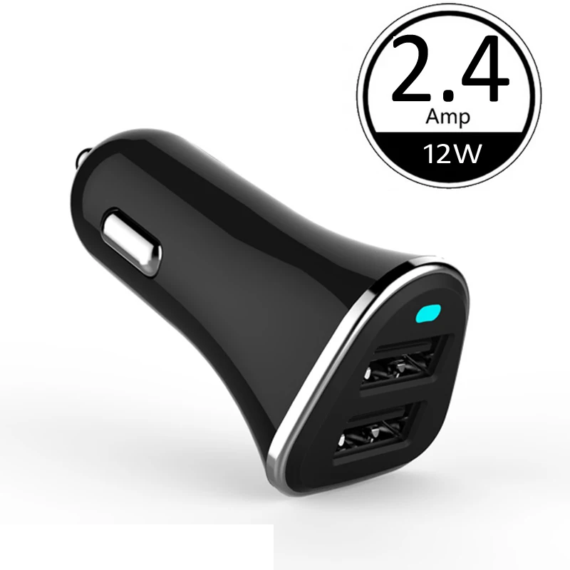 INGMAYA Dual USB Car Charger Adapter Fast Charging Smart Phone For iPhone Samsung Realme V POCO DVR GPS Truck DC Power Charge