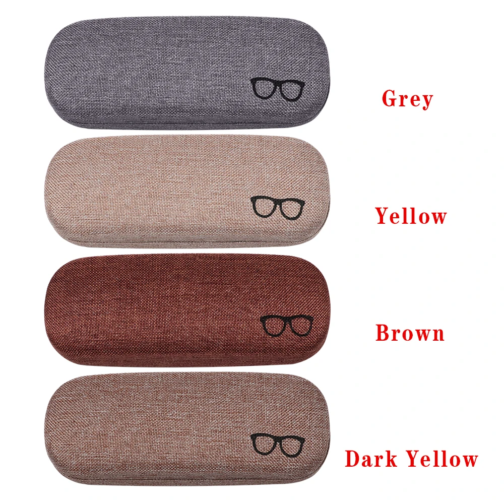 1PC Classical Fashion Men Women Kids Leather Eye Glasses Hard Shell Protector Reading Eyewear Case Portable Sunglasses Box Case