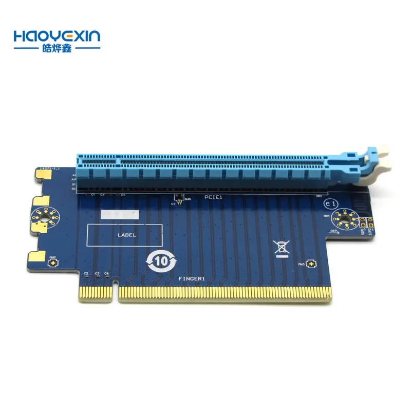 PCI-E Express 16X Adapter Riser Card For 1U Computer Server Chassis increased  90 Degree 6cm PCI-E connector