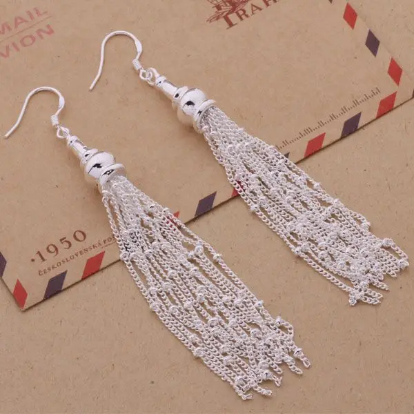 ES-AE267 Wholesale Silver Plated Earrings Fashion Jewelry Ear Of Wheat Aldajcka Wedding Party Gifts