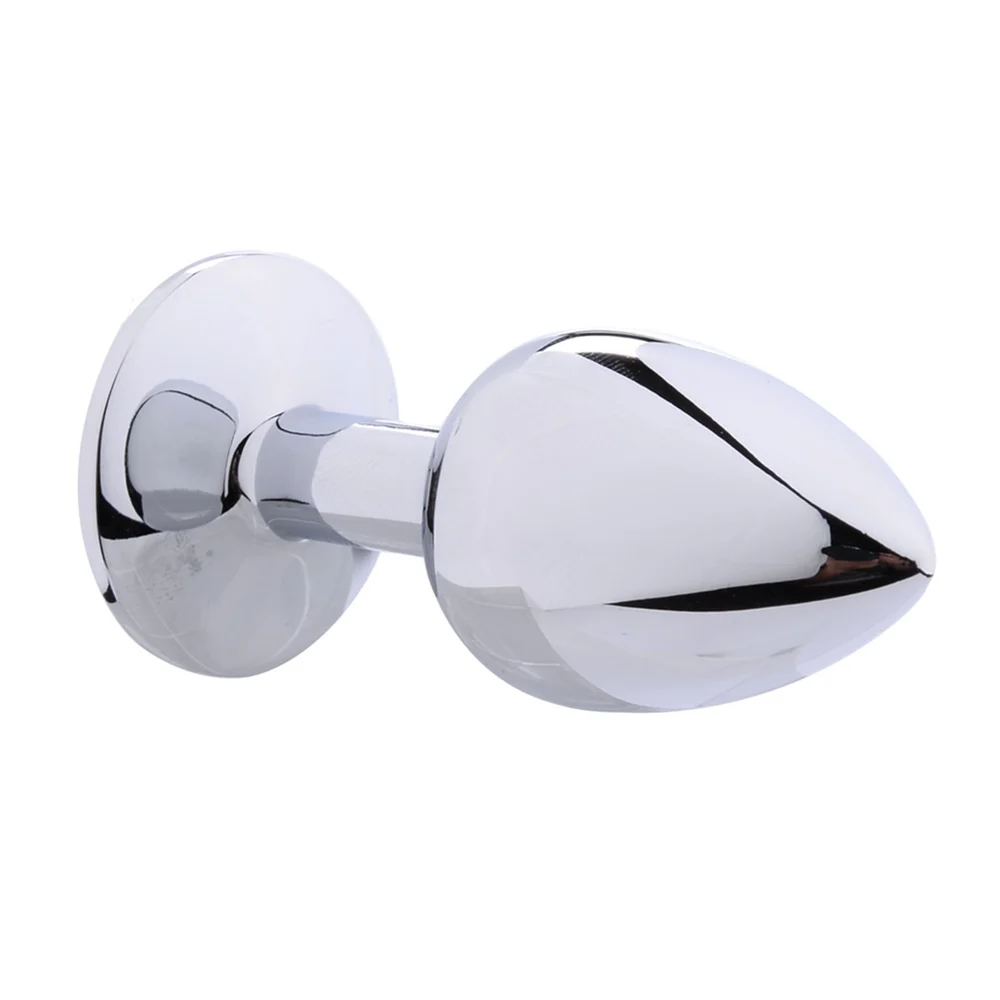 Metal Anal Plug  Jewel Decoration Butt Beads Sex Prostate Massager Anus Toys For Women and Man Couple Gay 3 Size image 6