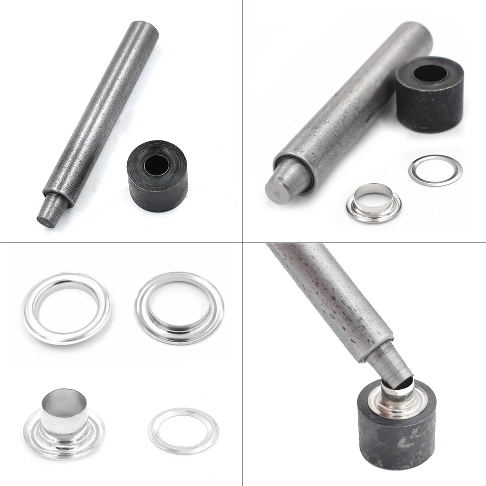 3.5mm-25mm Eyelets Tools Rivet Buckle Sewing Repair Tools Leather Punch Dies Metal Hole Buckle Hand Knock Installation Tools