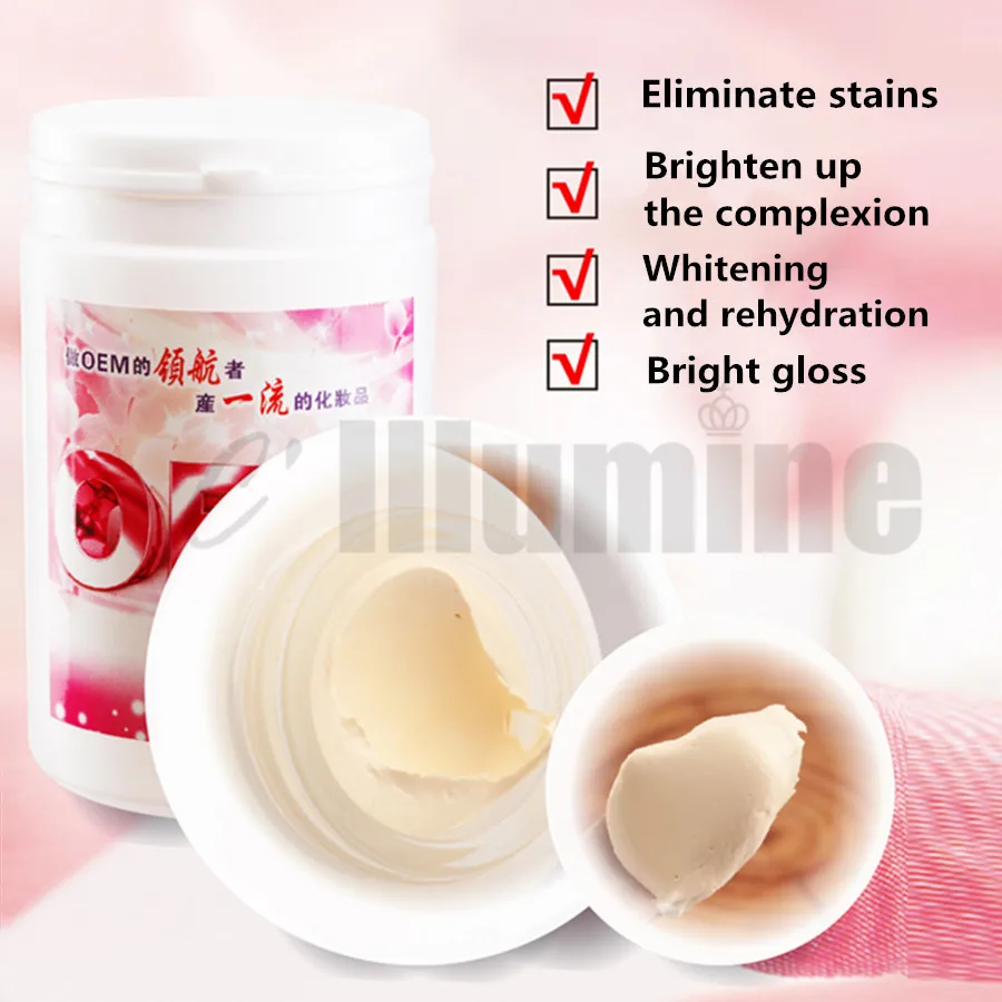 Ginseng Pearl Primer Day Cream 1000g Isolation Moisturizing Concealer Brightens Skin Color