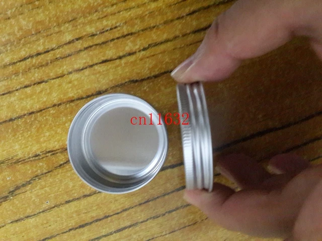 1000 cái/lốc Miễn Phí Vận Chuyển 30 ml Rỗng Nhôm Hộp Nồi Vòng Kim Loại Container Mỹ Phẩm Lưu Trữ Chảo Jar cho Eyeshadow Nail 30 gam