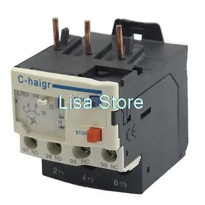 10A Rated Current 690V Thermal Overload Relay JR28-25 1 NO 1 NC Bdxfd