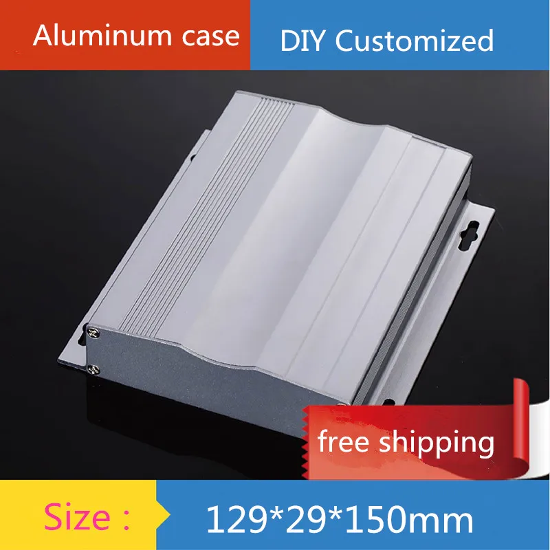 

case 129*29*150mm mini aluminum amplifier chassis/Electronics Instrument case / Receiver housing / AMP Enclosure/case/DIY box