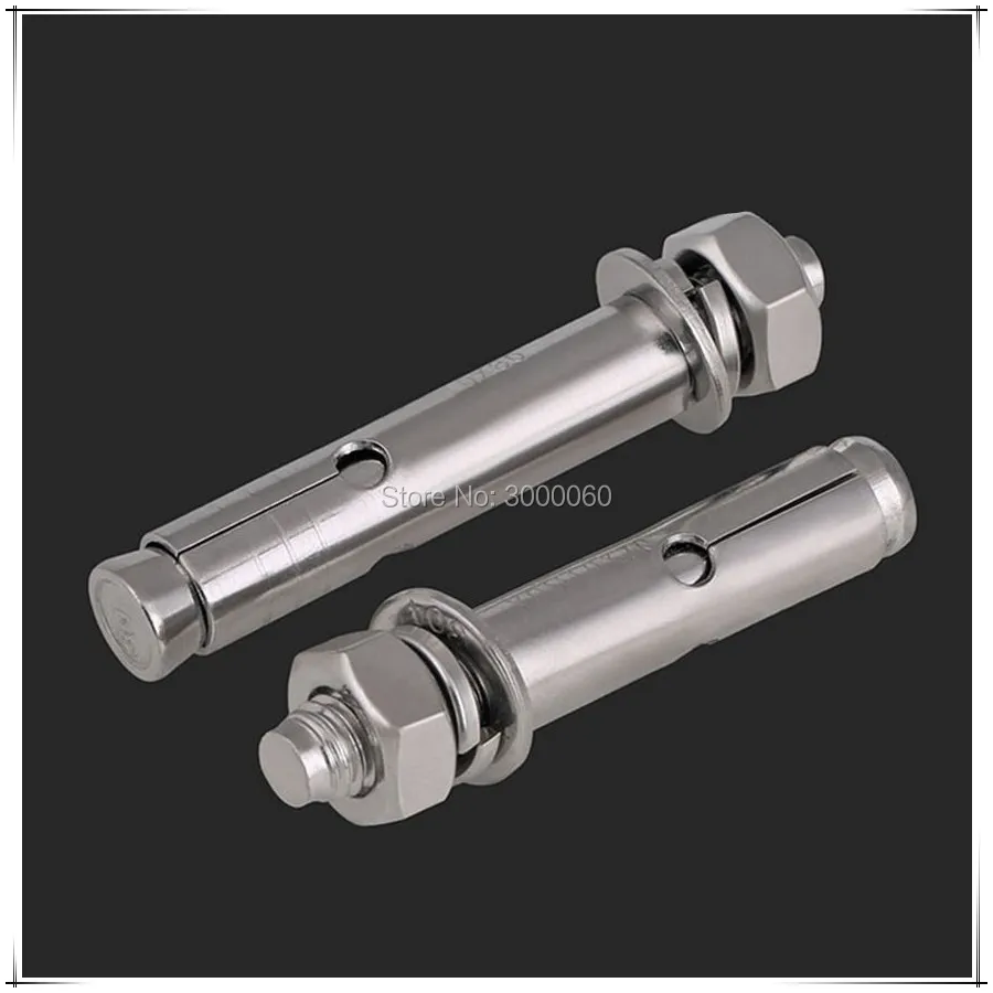 M10x60mm M10x120mm 볼트너트세트 Stainless Steel Sleeve Anchor Expansion Bolt