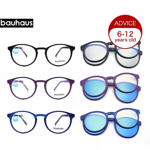 Imagen 2 del producto X3317 Montura de gafas para estudiantes, gafas graduadas para miopía para niños, gafas de sol antirayos azules para niños y niñas