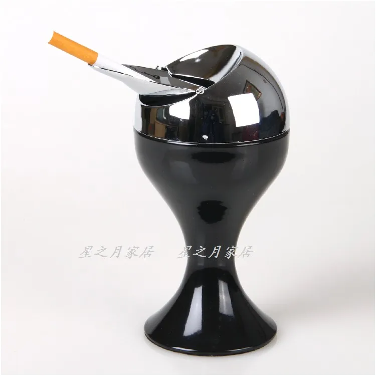 With cover metal ashtray personalized fashion smoke cup windproof ashtray