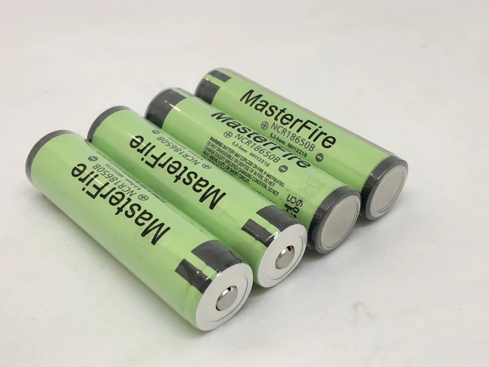 

MasterFire 4pcs/lot Original Protected 18650 NCR18650B 3.7V 3400mAh Rechargeable Lithium Laptop Battery with PCB for Panasonic