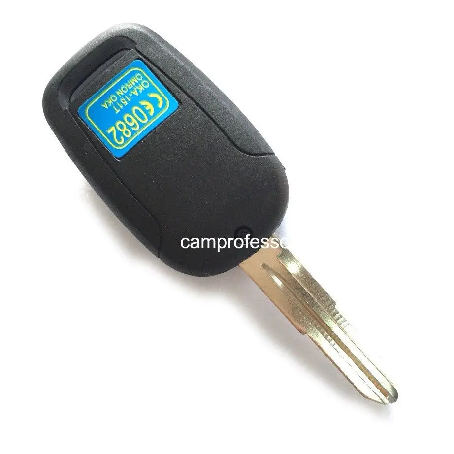 KEYECU nowy, nieobcięty pilot zdalnego sterowania bezkluczykowego 3 przyciski 433 MHz ID46 Chip dla Chevrolet Captiva 2008-2013 FCC: OKA-151T