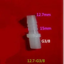 

12,7 мм * G3/8 "пластиковый соединитель, переходник шланга, Редукционный соединитель, муфта для труб