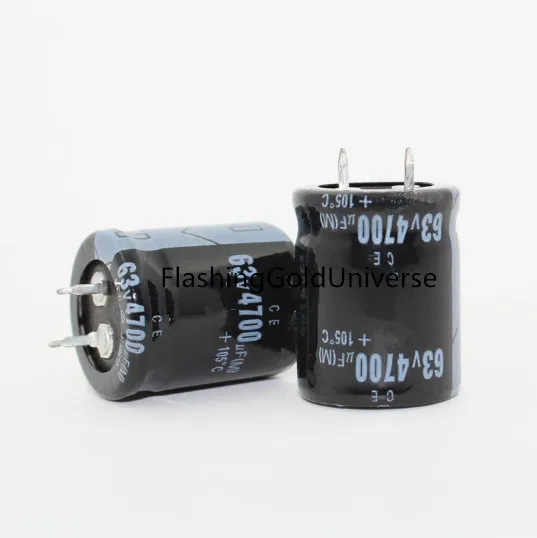 

12PCS 63V4700UF 4700UF63V Electrolytic Capacitor volume 25X35 25X30mm best quality