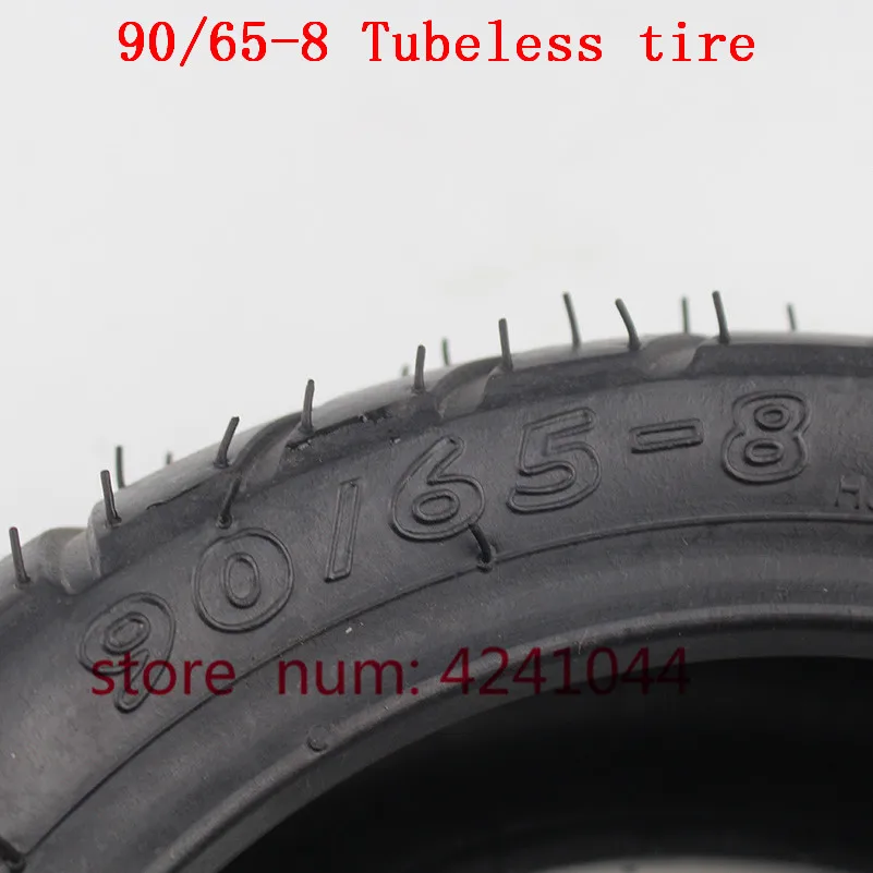 New 90/65-8 Tubeless Tyres Electric Scooter vacuum Tires Front  for Monkey motorcycle BOSSMAN-S Model (Scooter Spare Parts)