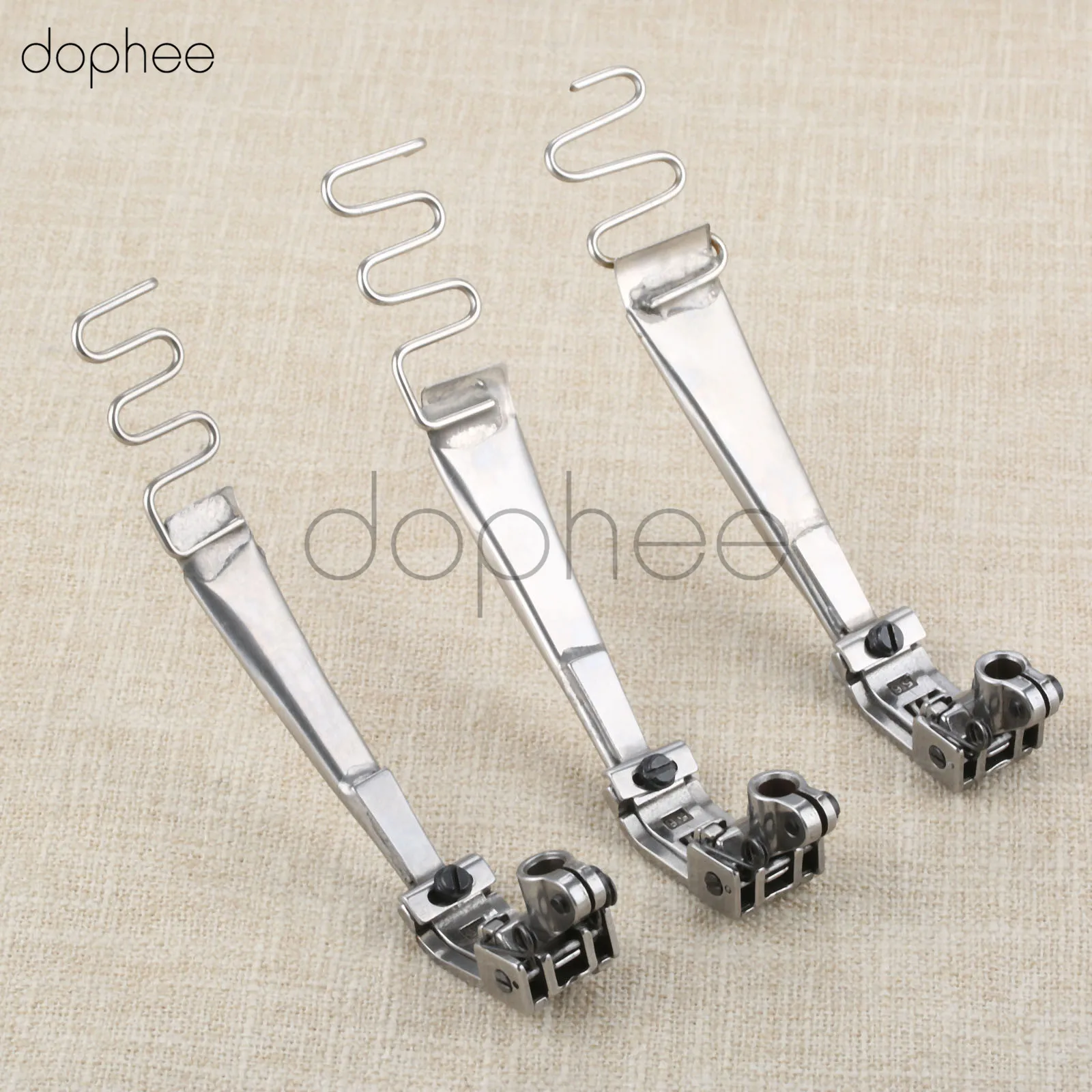 

dophee 1pc 443 tape attach folder for covering stitch 6.4/8/10mm industrial sewing machine parts