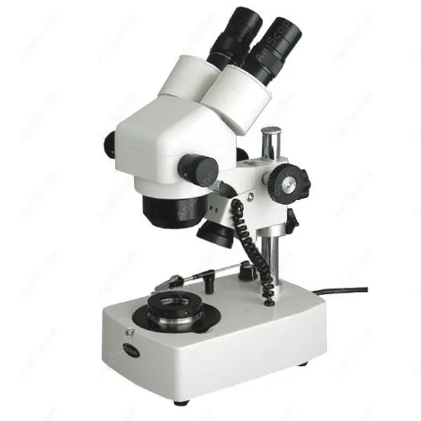 Zoom Microscope--AmScope Supplies 5X-80X Darkfield Jewelry Gem Stereo Zoom Microscope