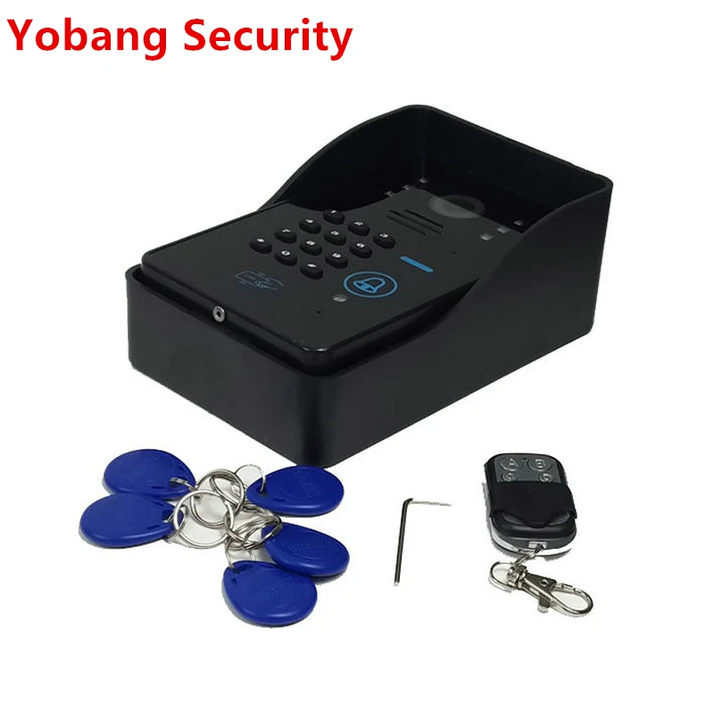 yobang cmos night vision camera de seguranca com rfid door access senha video porta ao ar livre telefone video 01