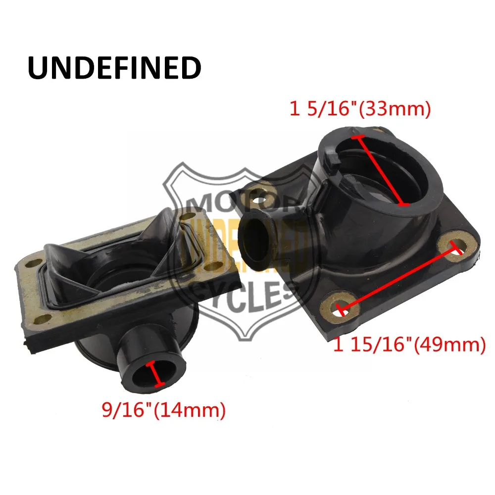 Motorcycle Parts Carburetor Interface Intake Outlet Manifold For Yamaha RD350LC YPVS 31K 1WW RZ350L RZ350N YFZ350 Banshee 350