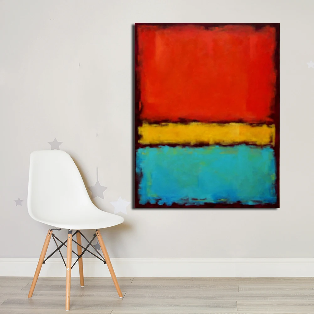 handpainted Mark Rothko Still Life Classical Oil Painting Drawing ArtUnframed Canvas Wall Pictures For Living Room