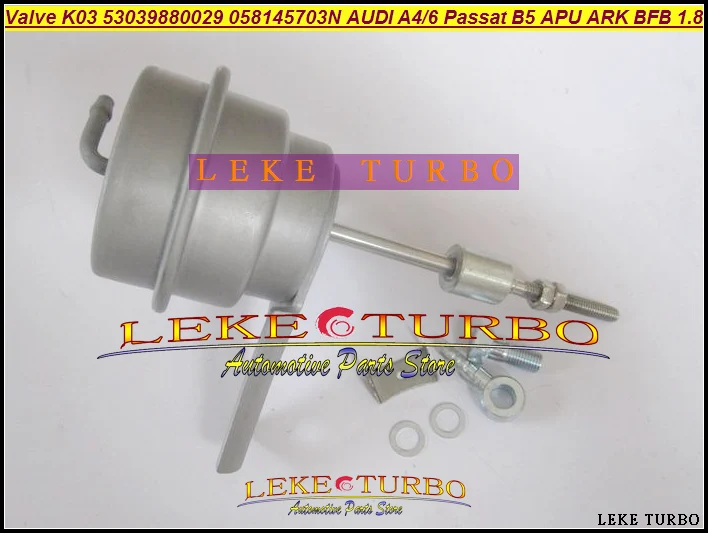 

Turbo Wastegate Actuator Valve K03 029 53039700029 53039880029 For AUDI A4 A6 VW Passat B5 1.8L BFB APU ARK ANB AWT AEB 1.8T 94-