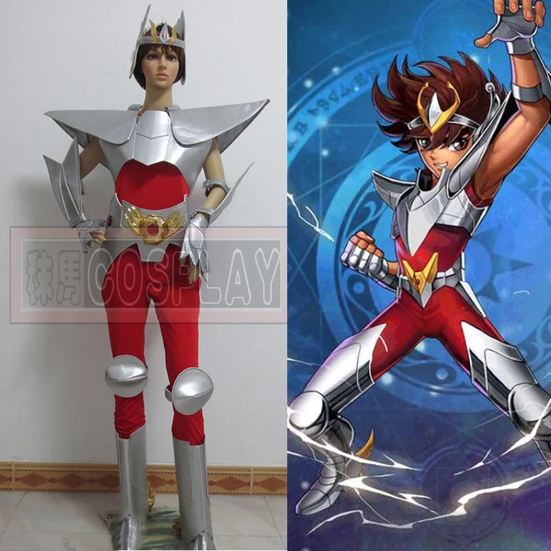 Saint Seiya Pegasus Seiya Cosplay Anime Costume Any Size full set customize