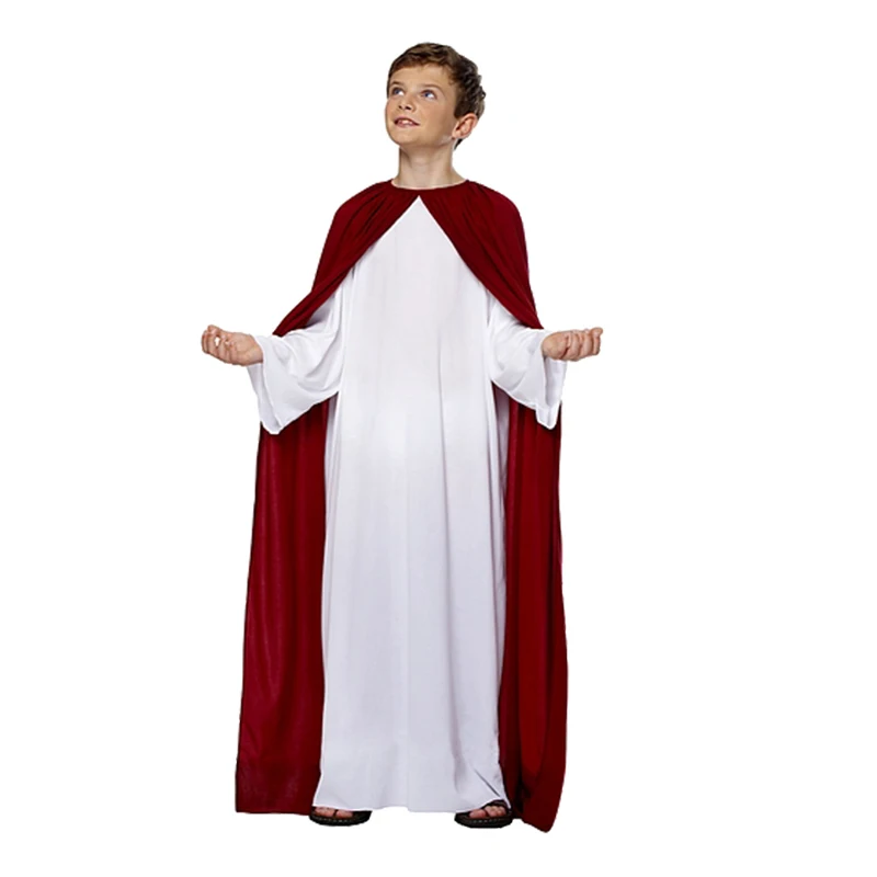 New Halloween Party Cosplay Costume Children and Adults Roman Greek Costume Jesus and Virgin Mary Costume