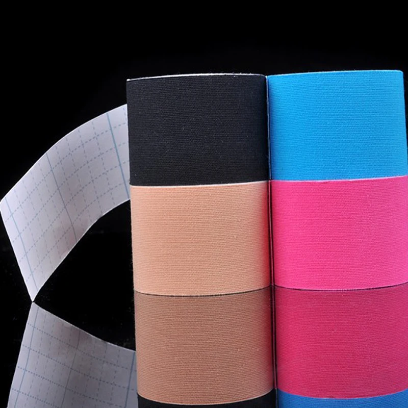 5cm*5m 1 Roll Athletic Tapes  Sport Taping Strapping High Quality Football Exercise Muscle Kinesiotape