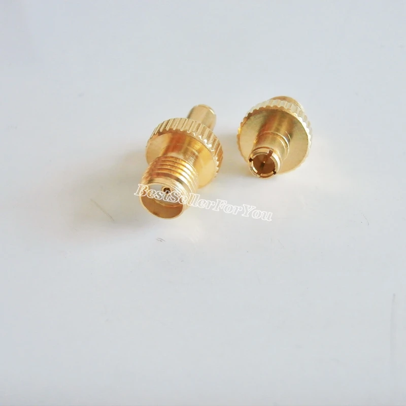 1Pcs Adapter TS9 male plug to SMA female jack RF connector straight gold plating