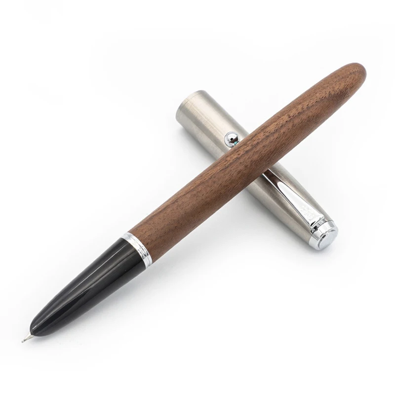 

High Quality Luxury Wood Fountain Pen Standard Metal Iraurita 0.38mm Nib Ink Pens for School Student Finance Office Writing