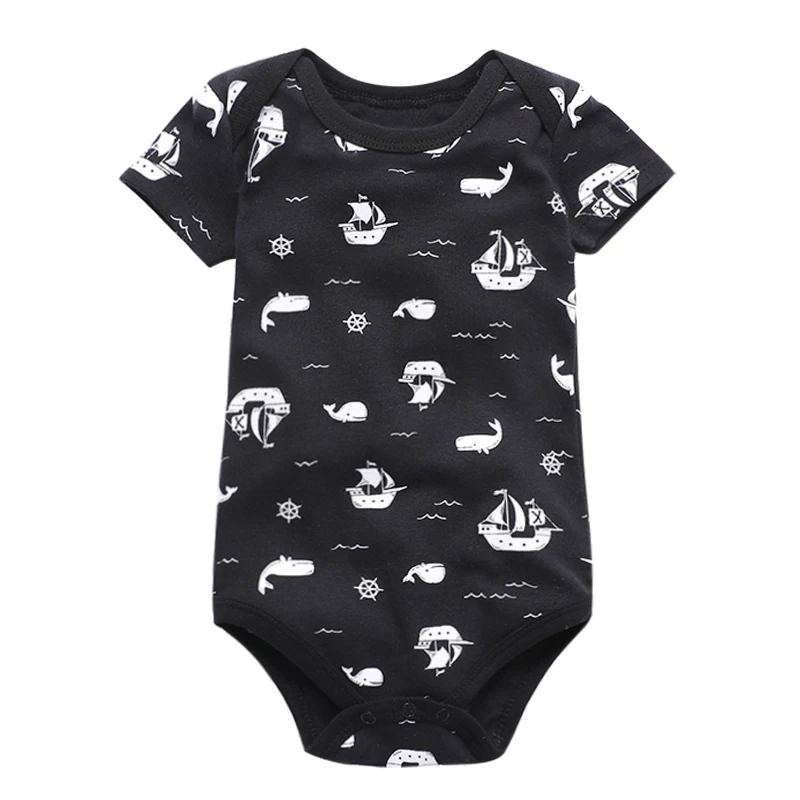 Baby Bodysuits 100% Cotton Infant Body Short Sleeve Clothing Similar Jumpsuit Cartoon Printed Baby Boy Girl Bodysuits