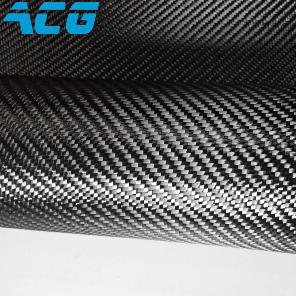 50m/roll A grade 480g 12K carbon fiber cloth fabric twill weave