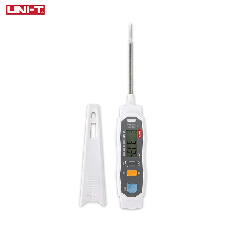 UNI-T Probe Kitchen Cooking Digital Thermometer For Pizza Meat Grilling Barbecue -40-250 degree