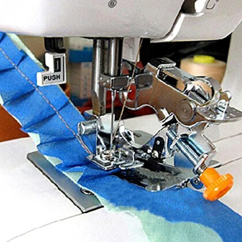 Domestic Sewing Machine Parts Ruffler Foot (#55705) For Singer Brother Juki Low Shank Sewing Machine 7yj140