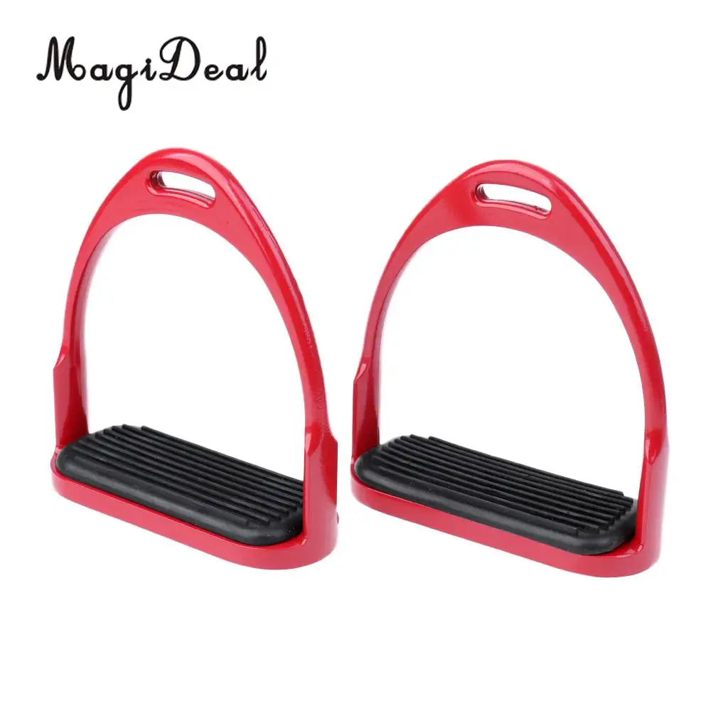 MagiDeal Stirrup Horse Riding Equestrian Lightweight Aluminum Stirrups