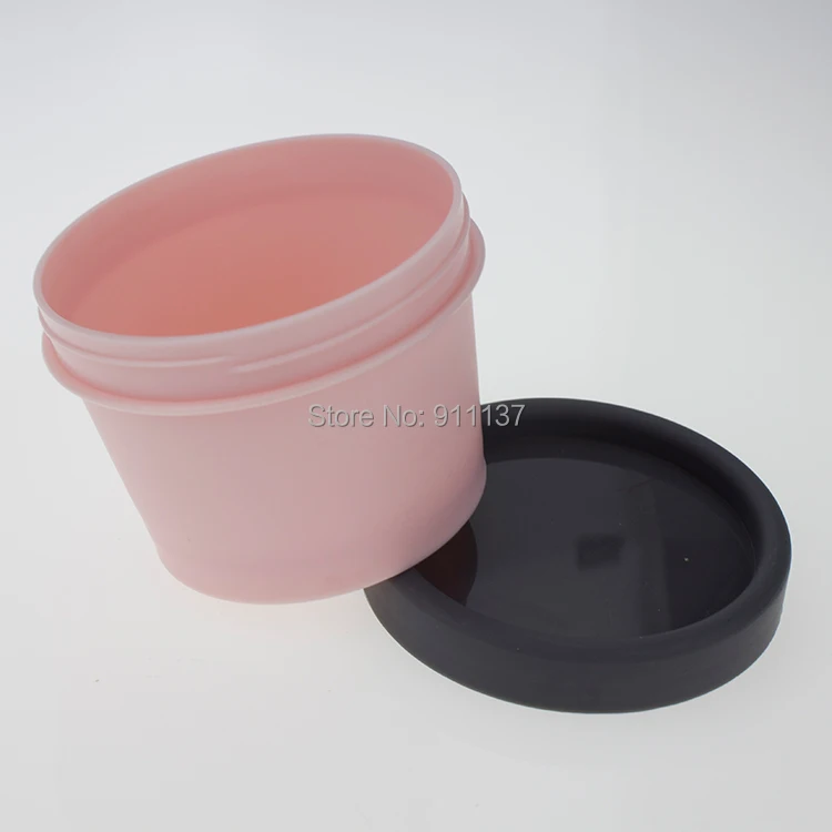 100pcs cheap round pp empty cosmetic jar 100ml , plastic100ml cosmetic jar with lids , empty  frost  pp 100ml cream jar