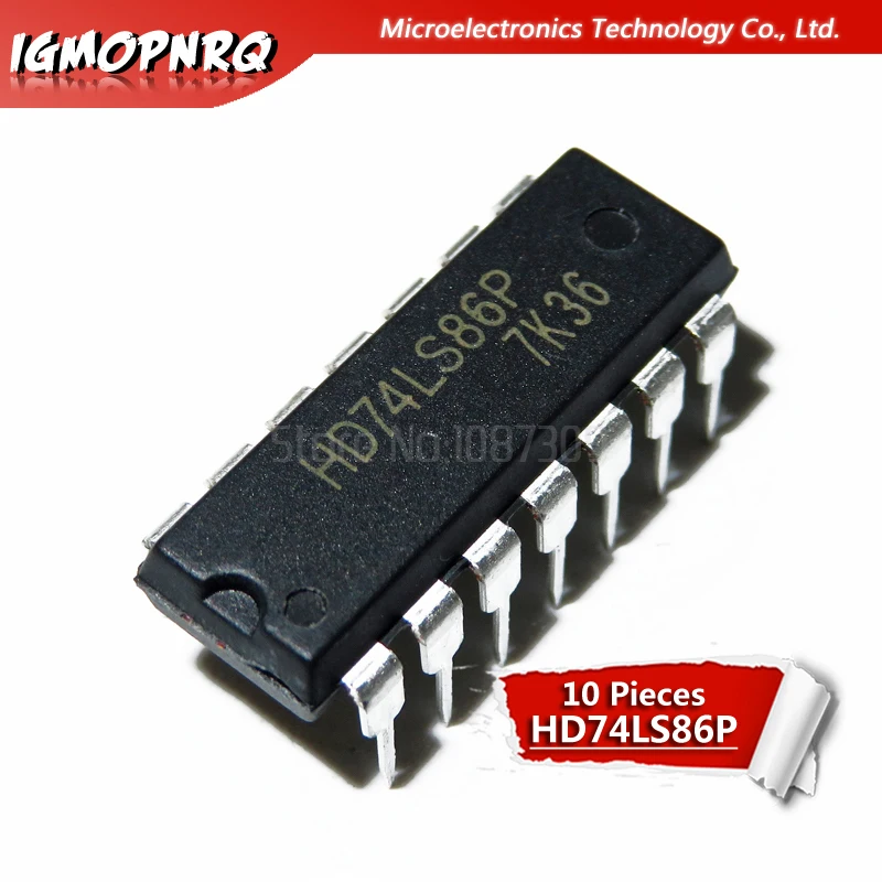 10pcs HD74LS86P HD74LS86 SN74LS86N 74LS86 DIP new original