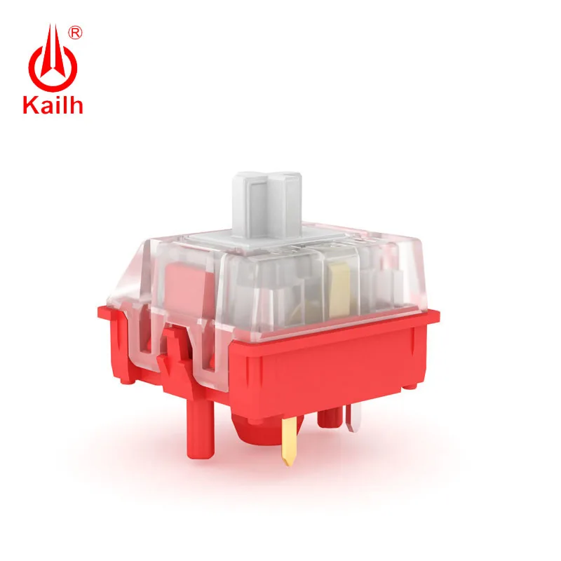 Kailh Mid-height Mechanical Switch for gaming,linear type,red/blue/brown base,12.2X12.2X11.2mm,50 million cycles