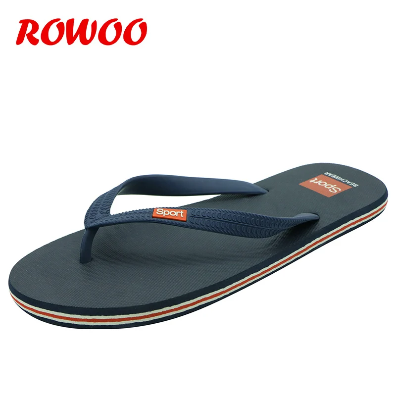 Mens Beach Flip Flops Slippers Summer Indoor Shoes High Quality Durable Real Rubber Casual Sport Outdoor Sandals Male Footwear