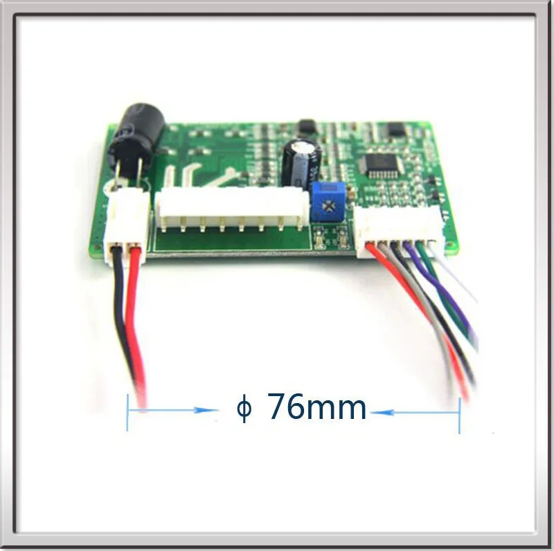 

CE ROHS Micro Brushless DC Fan motor Driver board 12V or 24V Brushless dc motor driver controller WS2406TYC-200-OB4