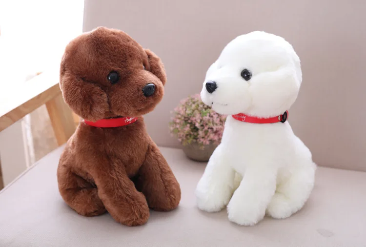 Jouet en peluche chien ted de dessin animé, environ 20cm, poupée douce, jouet pour bébé, cadeau de noël s2319