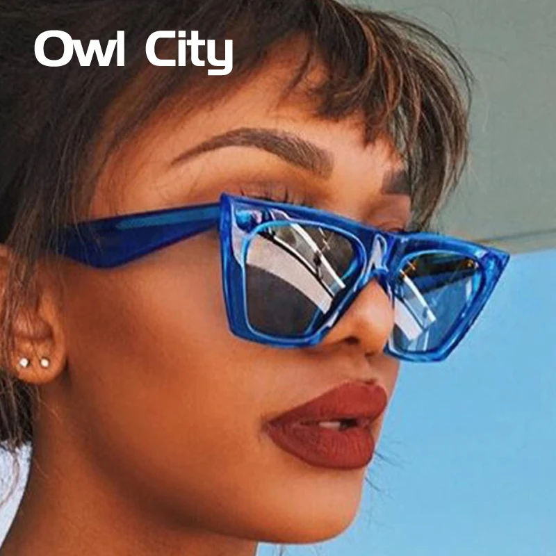 

Owl City Cat Eye Women Sunglasses Brand Designer Retro Sunglass Man Vintage Female Eyewear UV400 Classic Sun Glasses Shades