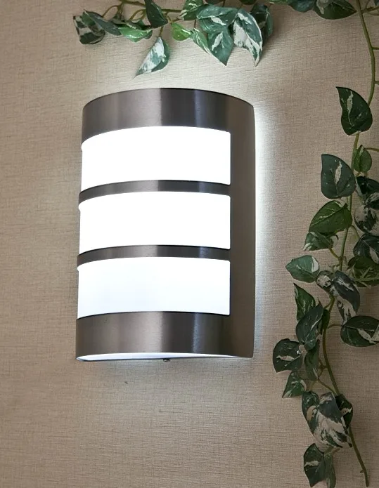 

Modern brief stainless steel outdoor lamp wall lamp spotlights ceiling light E27 Free Shipping