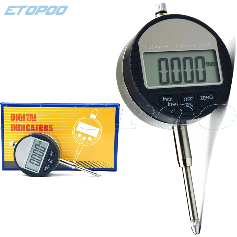 0.001mm Digital Dial Indicator Precise Micrometer 25.4MM/1