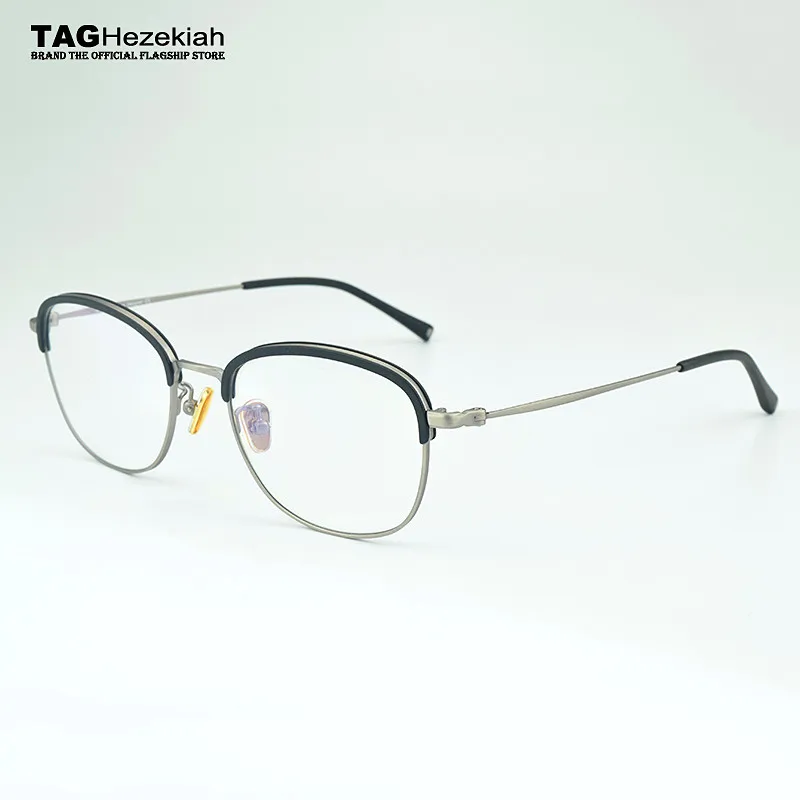 2024 New glasses frame TAG Hezekiah Brand women men Imported metal trend of young Retro eyeglasses designer College Students