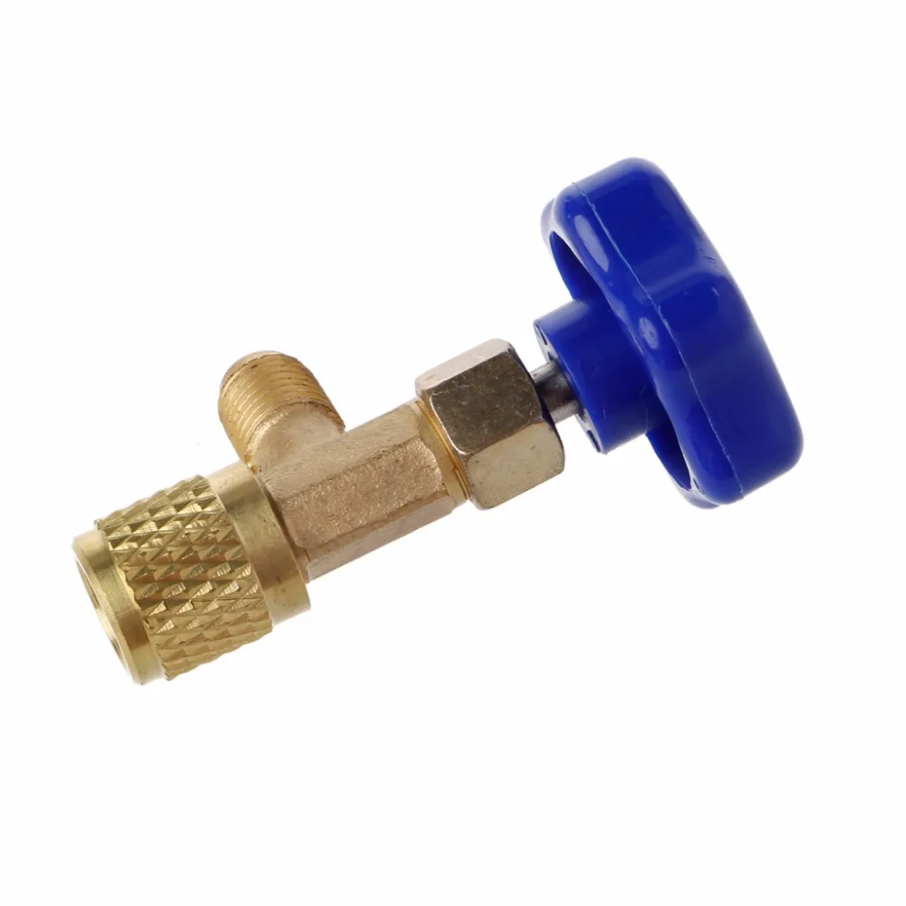 1/4 SAE Auto Car AC Can Tap Valve Bottle Opener For R22 R134a R410A Gas Refrigerant Air Conditioning Accessories