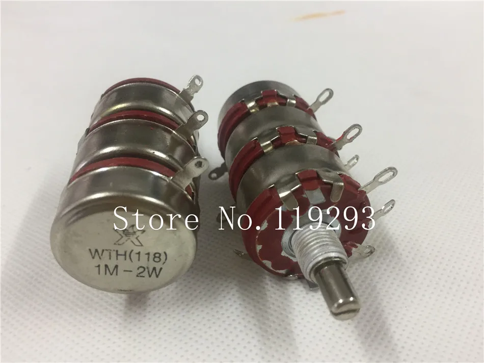 BELLA – triple potentiomètre WTH 118 2W, 1K 2.2K 4.7K 10K 22K 47K 100K 220K 330K 470K 680K 2.2K 1M M(2M)-- 5 pièces/lot