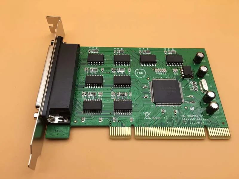 Il trasporto Libero di Alta Qualità 8 Porte PCI Seriale Scheda Di Espansione adattatore RS232 COM DB9 Pin SYSBASE RS-232 1058 Chipset w/cavo