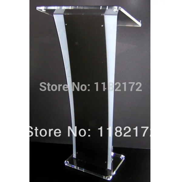 

free shipping Hot Sell Simple solid European Design Factory Sell Clear Acrylic Podium Pulpit Lectern