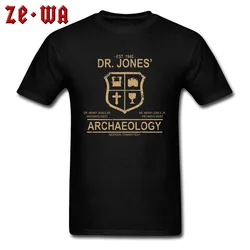 Tshirt Men T Shirt Dr. Jones Archaeology Indiana Jones Women T-Shirt 2019 New Vintage Logo Designer Top Clothes Cotton Fabric